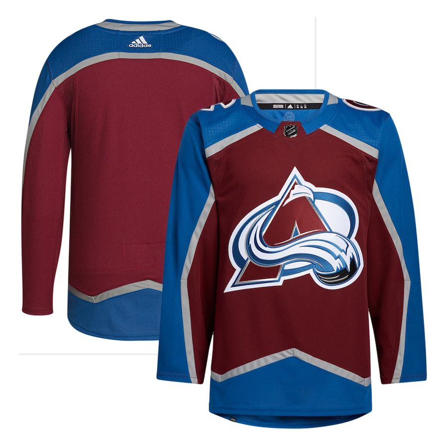 Men Colorado Avalanche adidas Burgundy Home Primegreen Authentic Pro NHL Jersey